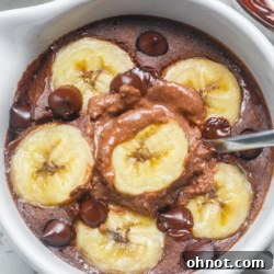 Chocolate baked oats.