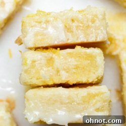 Lemon brownies.