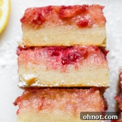 Lemon raspberry bars.