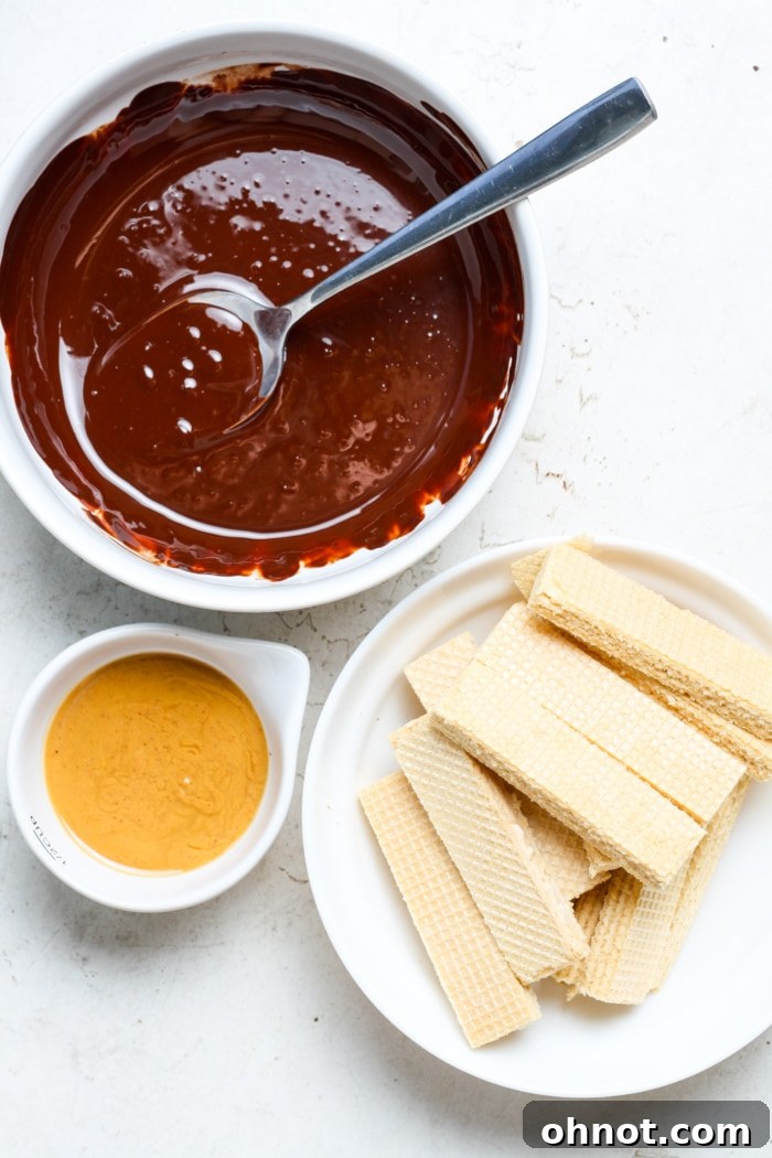 Ingredients for Nutty Buddies.