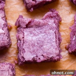 Ube brownies.
