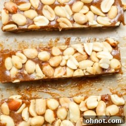 Homemade payday bars.