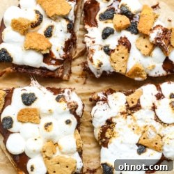 S'mores pizza.