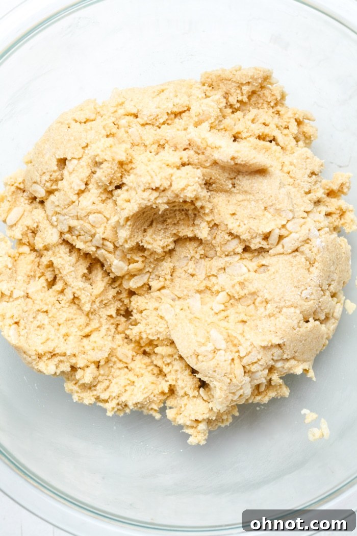 Rice krispie cookie dough.