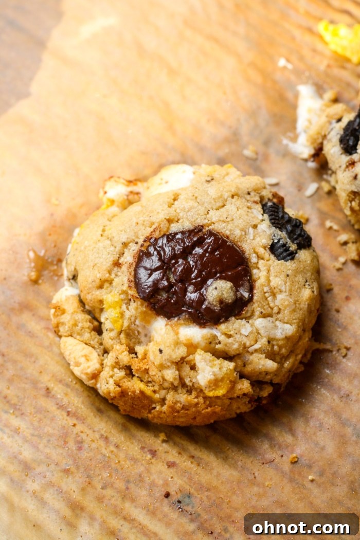 Baked kitchen sink cookies.