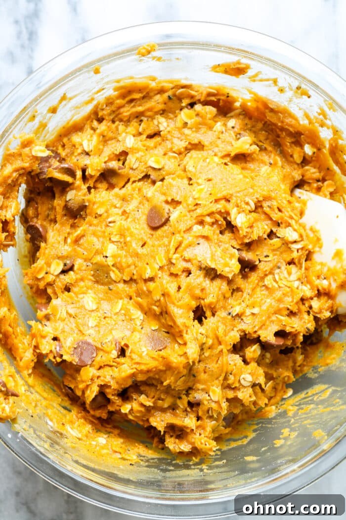 Pumpkin oat cookie dough.