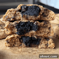 Brownie stuffed cookies.