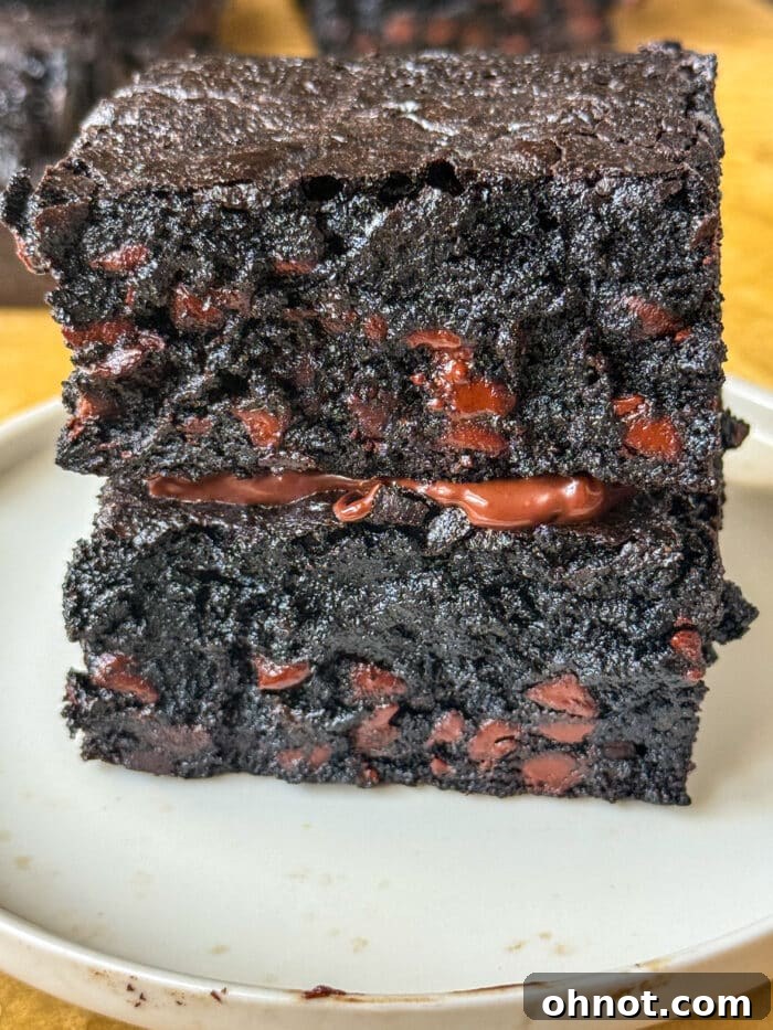 Gooey, healthy, and gluten-free brownies.