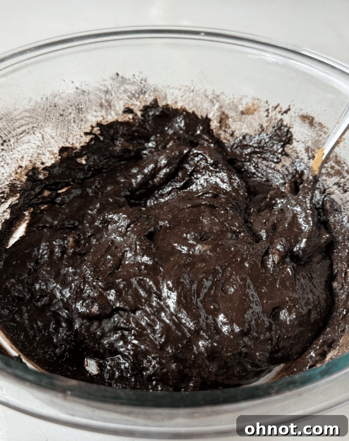 Black cocoa powder, essential for deep chocolate flavor.