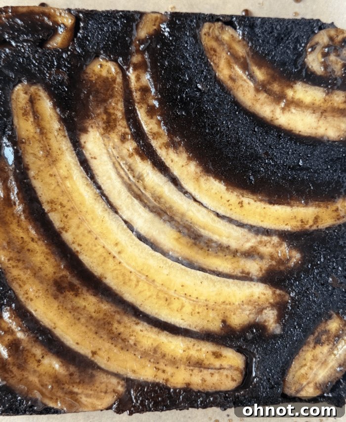 Banana chocolate dessert.