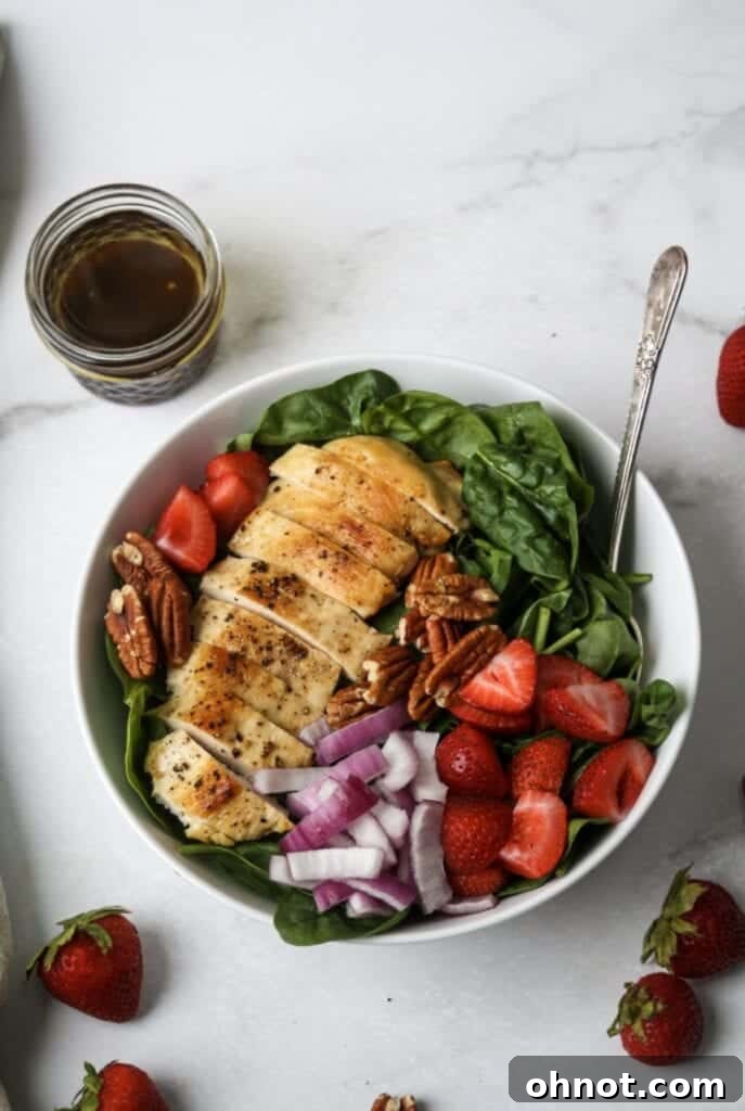 Paleo chicken salad served in a bowl, showcasing the healthy and vibrant ingredients