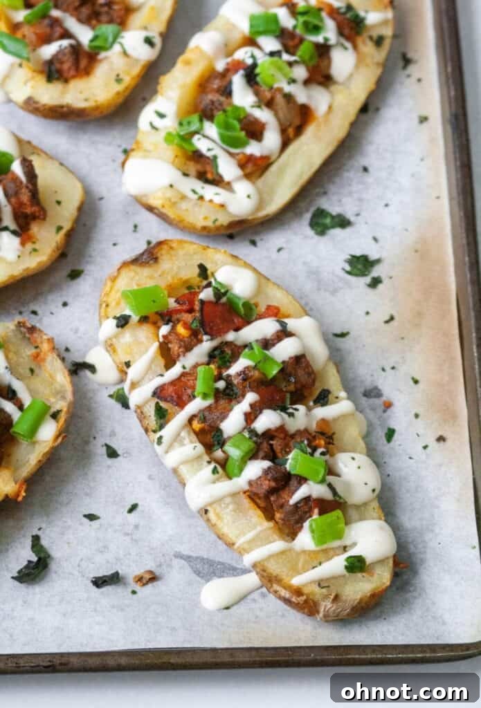 Potatoes with pepperoni filling