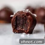 Paleo Vegan double chocolate truffles