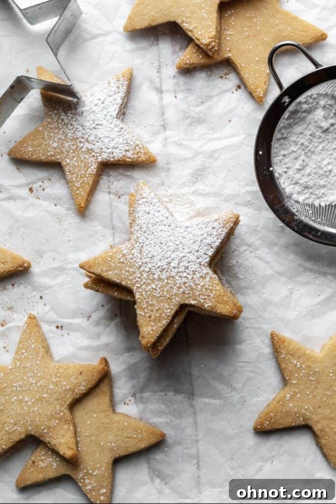 Paleo sugar cookies with sugar.