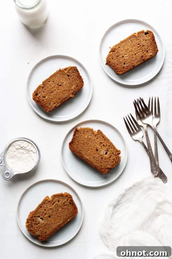 Low FODMAP banana bread