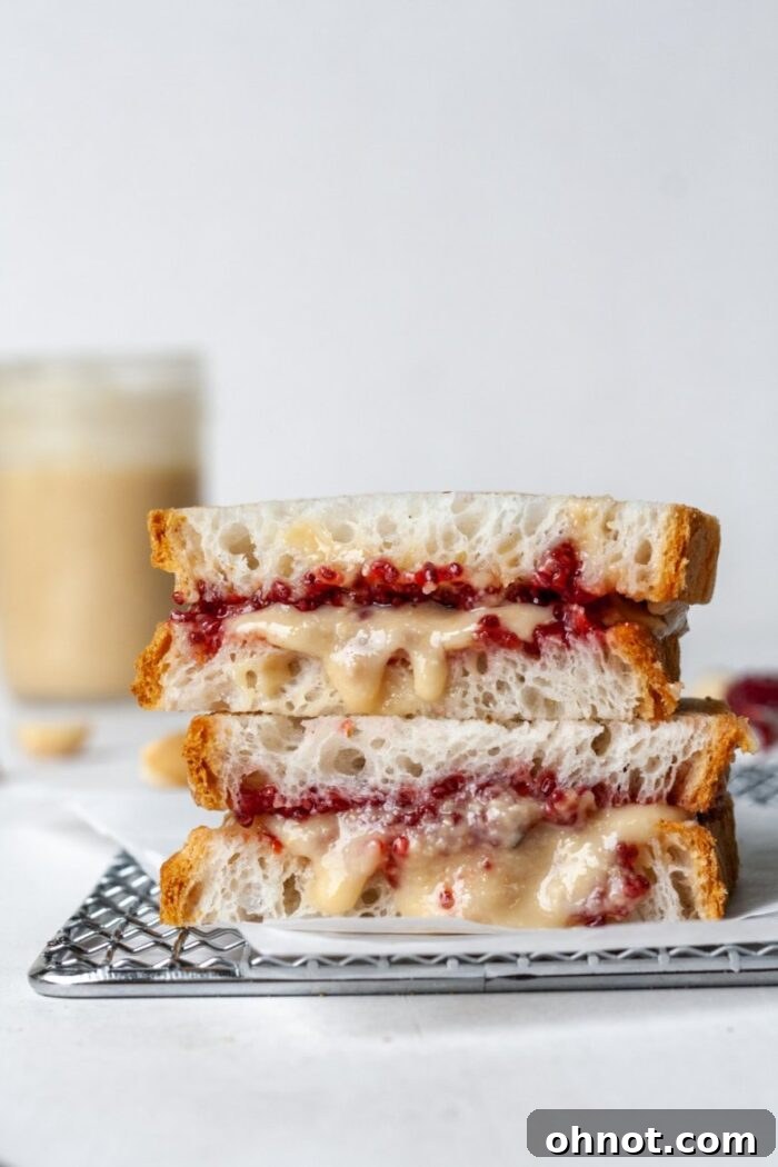 A healthy nut butter sandwich, showcasing the creamy macadamia nut butter as a delicious spread.