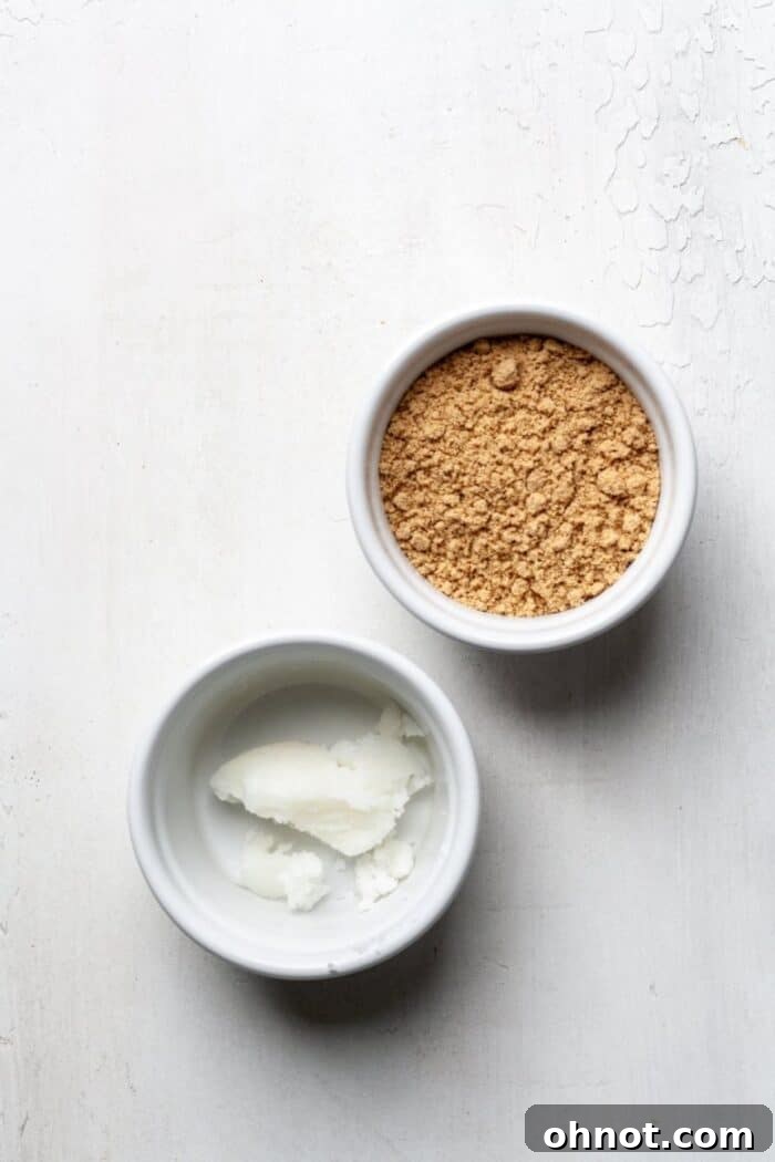 Tigernut flour with coconut oil