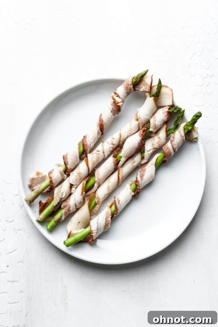 Asparagus with bacon