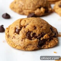 Keto peanut butter chocolate chip cookies