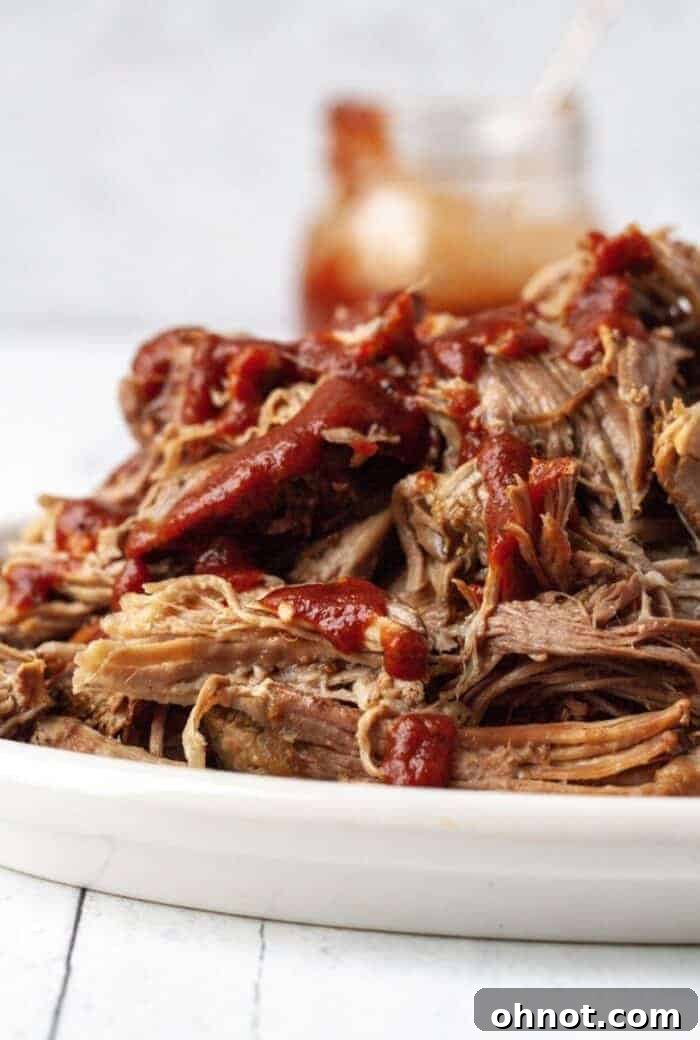 Ingredients for Slow Cooker Pulled Pork laid out on a table