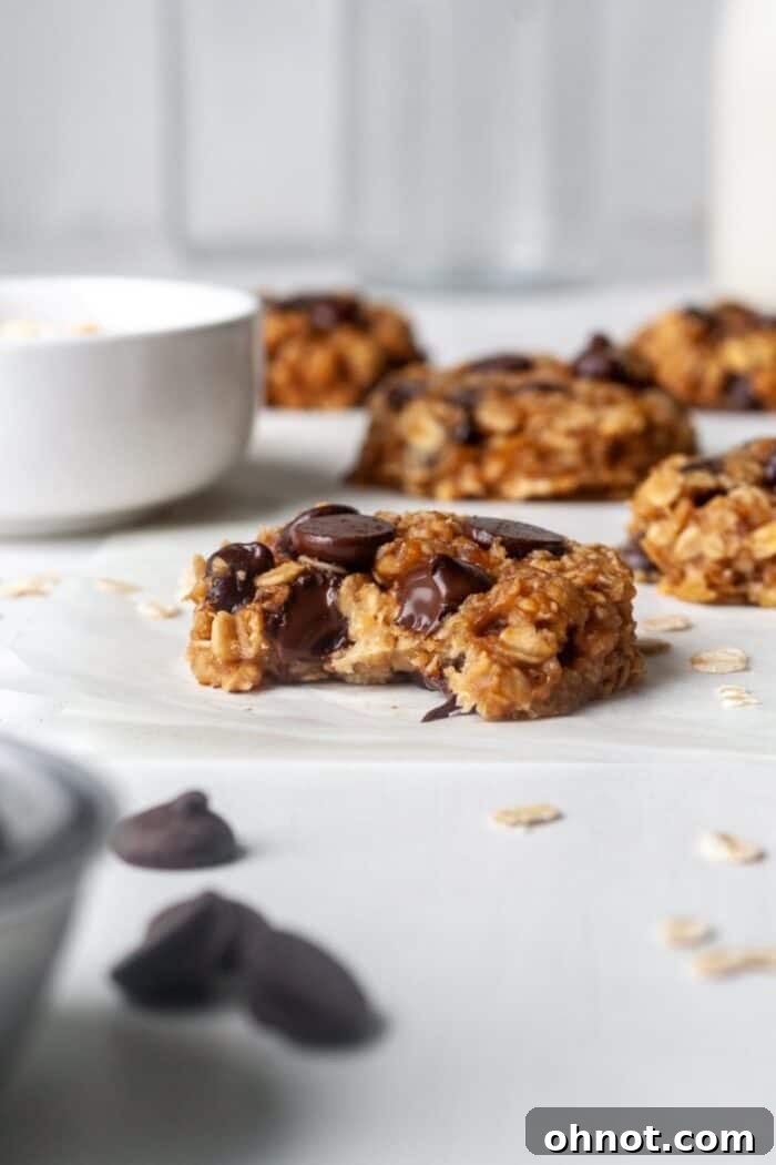A delicious banana oatmeal breakfast baked good
