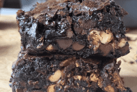 Loaded Snickers Brownies