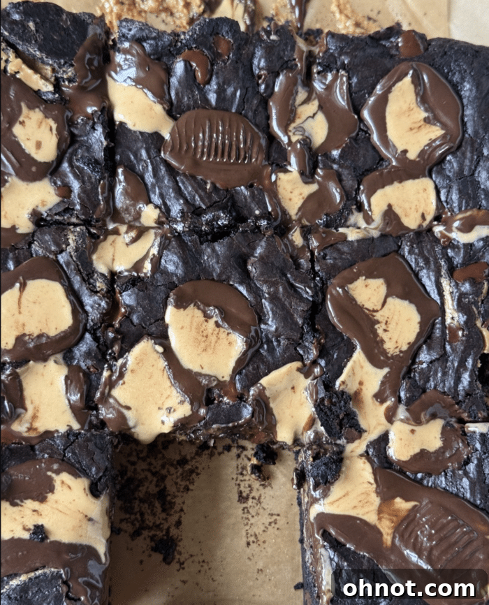 Peanut butter cup bars.