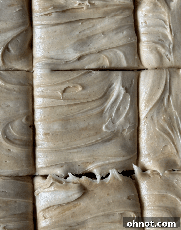 Peanut butter frosting.