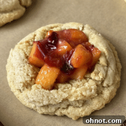 Peach cobbler cookies.
