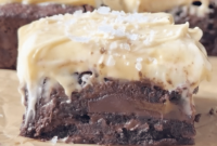 Salted Caramel Frosted Brownies Recipe for Decadent Treats