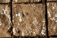 Salted Sea-Salt Fudge Brownies with Flaky Sea Salt Sprinkle