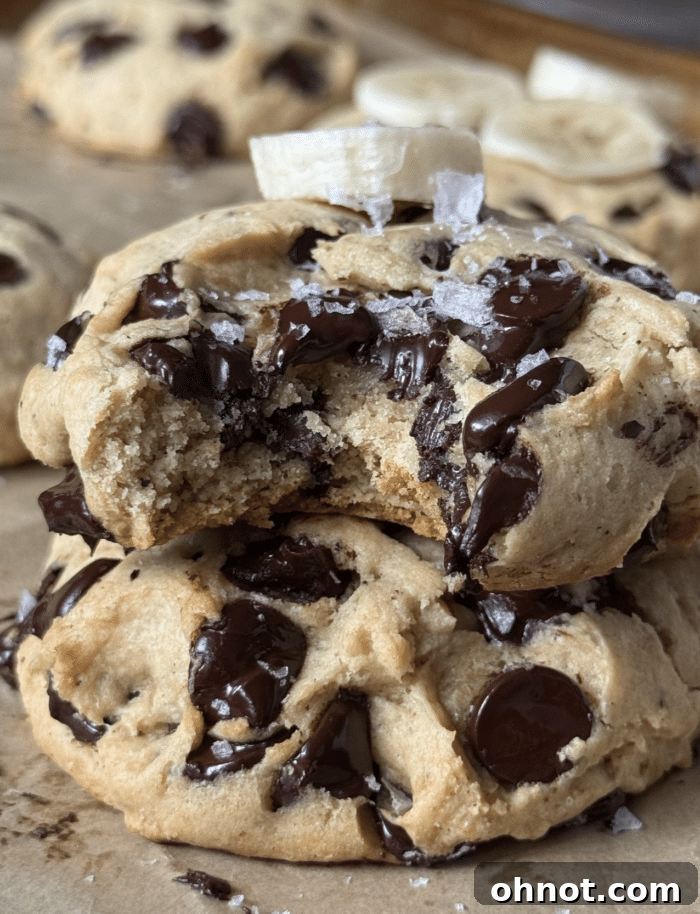 Brown Butter Banana Cookies Recipe – Chewy, Caramelized Flavor 2 Brown butter banana cookies.