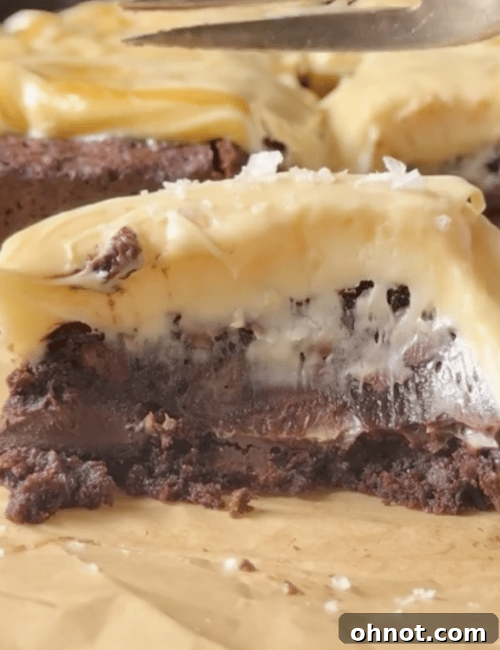 Frosting brownie.