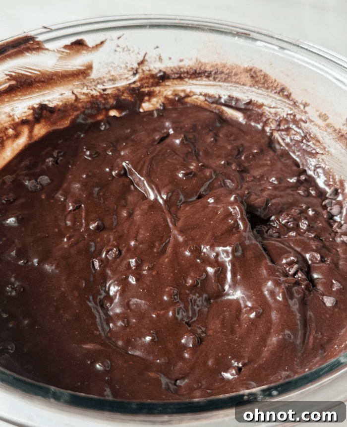 Caramel brownie batter.