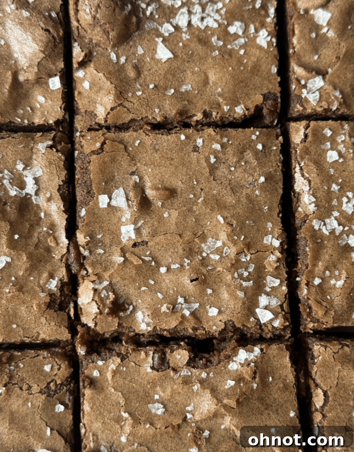 Sea salt brownies.
