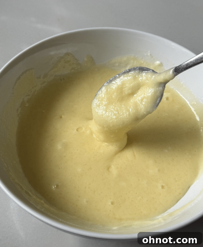 Cheesecake filling in bowl.