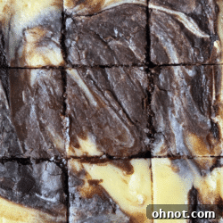 Cheesecake stuffed brownies.