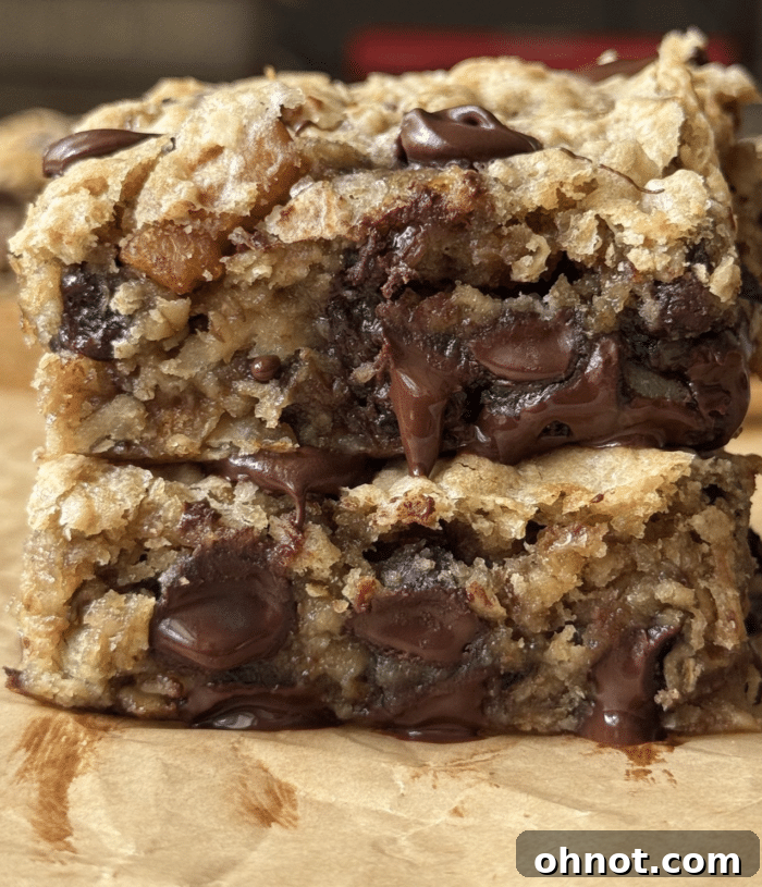 Walnut banana bars.