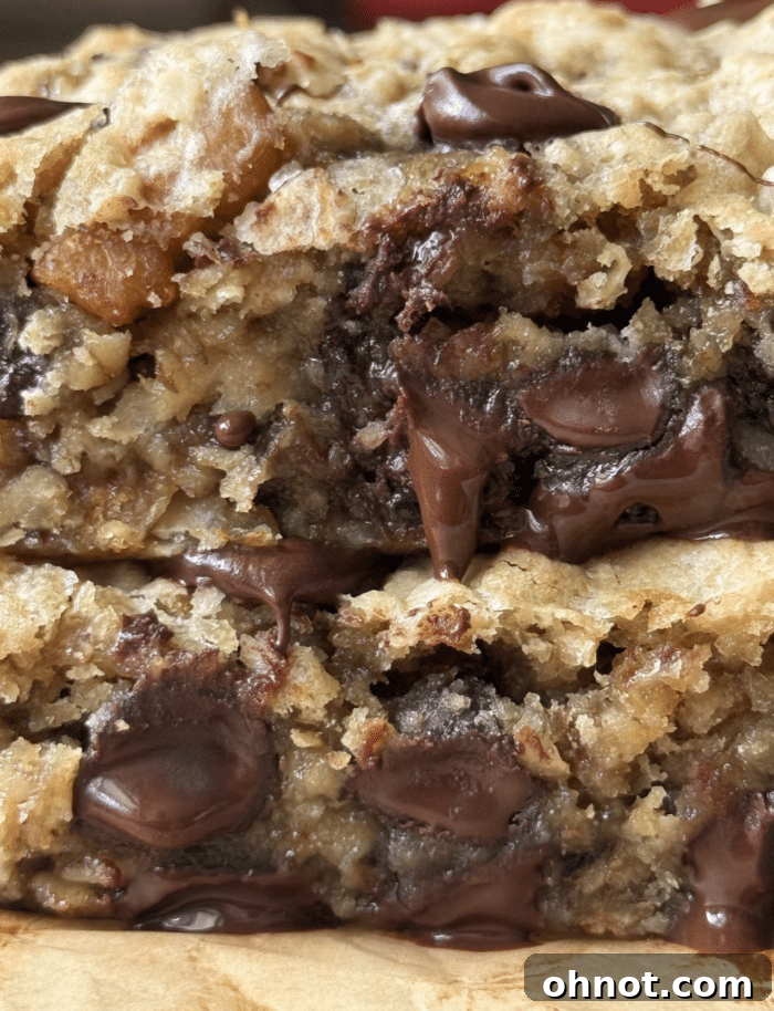 Gooey banana bars.