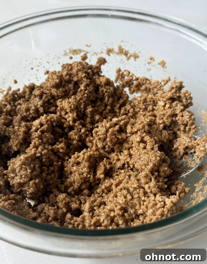Graham cracker crumbs.