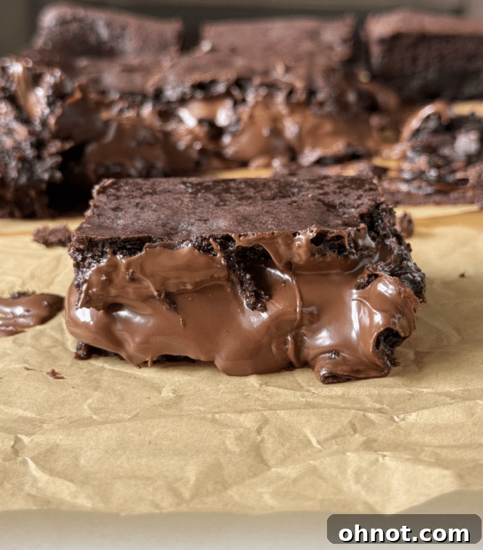 Nutella brownies.