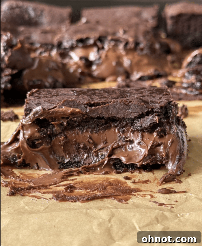 Triple chocolate dessert.
