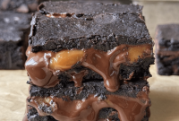 Fudgy Chocolate-Bar Brownies with Crispy Chocolate Crust