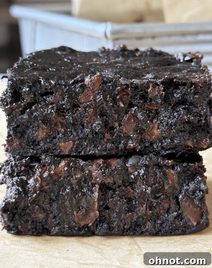Zucchini brownies.