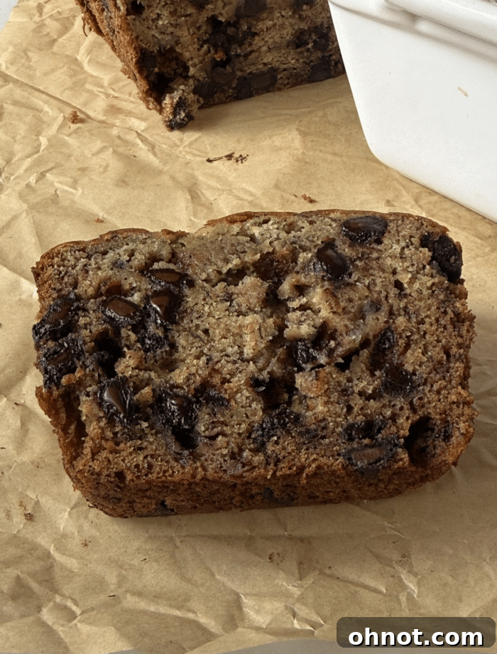 Espresso bread slice.
