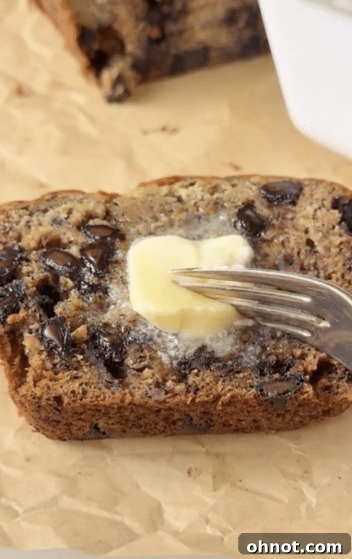 Butter with brown butter espresso banana bread.