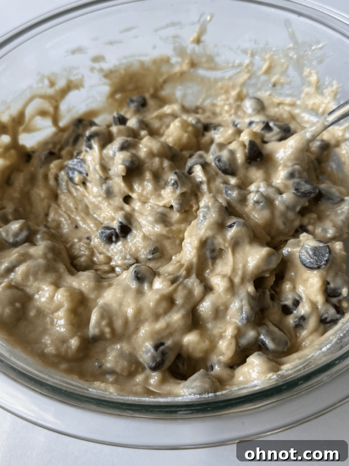 Cookies and cream batter.