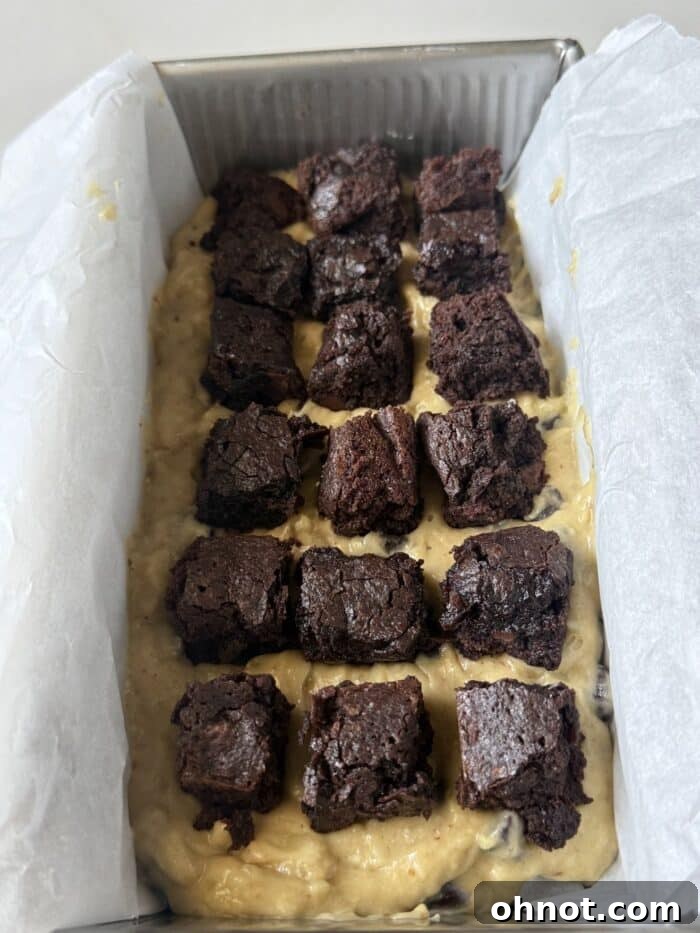 Chocolate bites with batter.